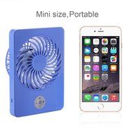 Momoday&reg; Electric Personal Fan Mini Air Conditioner Portable fan Rechargeable Fan 3 Speeds Desktop Summer Cooler... N7
