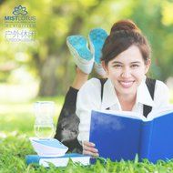 Alonea USB Mini Bottle Cap Humidifier Office Air Diffuser (Green) N12