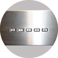 Yosemite Home Decor MCRS36S Contemporary Series Canopy Hood, 36-Inch, Stainless Steel N2