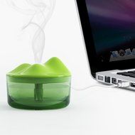 DZT1968 Ultrasonic Home Aroma Humidifier Air Diffuser Mist Purifier Lonizer Atomizer (green) N8