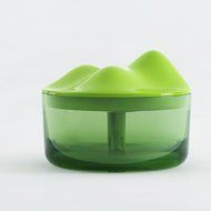 DZT1968 Ultrasonic Home Aroma Humidifier Air Diffuser Mist Purifier Lonizer Atomizer (green) N9