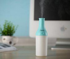 Bigban LED Humidifier Air Diffuser Purifier Ultrasonic Home Aroma Atomizer (Purple) N4