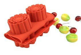 Aimeart Bakeware 6-Cavity Best Silicone Heatproof Mold for Homemade Soap Cupcake Muffin N2