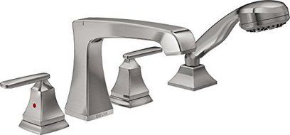 Delta Faucet Delta Faucet T4764-SS Ashlyn, Roman Tub Trim, Stainless, , by DELTA FAUCET