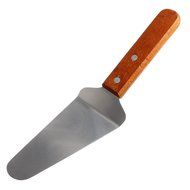 Triangle Pizza Spade Wooden Handle Cake Shovel Bread Spatula Stainless Steel Kitchen Baking Tools. N5