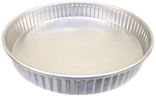 Allied Metal CPF5X2 Hard Aluminum Fluted Cake Pan, Straight Sided, 5 by 2-Inch