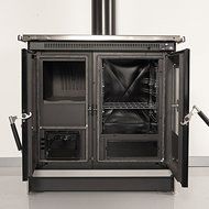 Wood Cook Stove La Nordica "Italy Silver", Wood Burning Cooking Stove N2