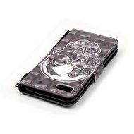 iPhone 7 Case,Yaheeda [3D Colored Drawing] [Flip Fit] Premium PU Leather Card-Slots Cash-Slots &amp; Kickstand [Anti-Scratches... N64