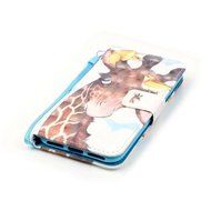 iPhone 7 Case,Yaheeda [3D Colored Drawing] [Flip Fit] Premium PU Leather Card-Slots Cash-Slots &amp; Kickstand [Anti-Scratches... N71