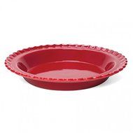 Chantal Bakeware: 9&quot; Ceramic Pie Dish - Red