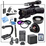 Sony NEX-VG30 Interchangeable Lens HD Handycam Camcorder With 18-200mm Lens + Interview/ Documentary Kit: Includes...