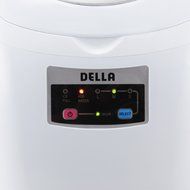 Della Portable Ice Maker Easy-Touch Buttons 26lb Per Day Countertop Machine 3 Selectable Cube Sizes -Silver N3