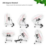 OPOLAR F501 Desktop USB Fan with Upgraded 6 Inch Blades, Enhanced Airflow, Lower Noise, Metal Design, USB Powered... N16