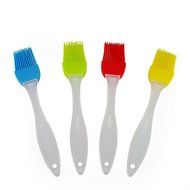 MIREN 4-pack Silicone Basting Brush, Pastry Brush, Grill BBQ Brush, Multi-use Brush, 4 Colors(Red, Yellow, Blue... N6
