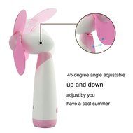 Intsun Handheld Portable Battery Operated Cooling Mini Fan Electric Personal Fans for Home and Travel (blue) N3