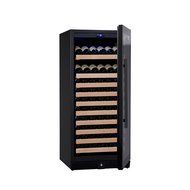 KingsBottle PRO Series 25 Bottle Single Zone Wine Cooler, Black N8