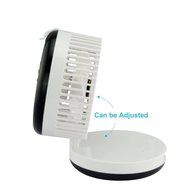 Rechargeable Humidifier Mini Misting Fan Desktop Fan Water Spray Fan with Built-in 2000 Mah Battery-Blue N5