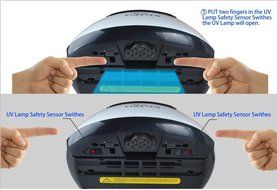 Handheld vacuum cleaner,Euleven 3005CH,UV Bed Vacuum Cleaner with Hot air and Vibrating Single pad N9