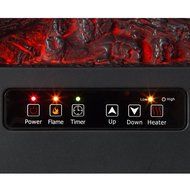 Della 1500W Electric Stove Heater Portable Fireplace Freestanding Log Wood w/ Remote