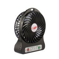 [New Generation] Findway Mini USB Fan 4-inch Vanes 3 Speeds Portable 18650 lithium-ion Rechargeable Battery or...