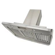 KOBE Range Hoods IS2342SQB-DC59-1 6-Speed 720 CFM Premium Island Range Hood Fits Ceiling Heights Of 9-11', 42" N5