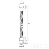 ZhenDe Wall-Mount Durable Bathroom 4-Function ABS High Pressure Hand Shower Head Rainfall Rainshower Massage Shower... N7