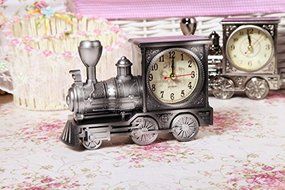 Alarm Clock Classic British train shape Watch Upscale Furnishings Boutique