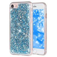 iPhone 7 Plus Case, iPhone 7 Plus Glitter Case, PHEZEN Luxury Bling Glitter Gold Foil Embedded Clear Rubber Gel... N12