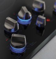 GE Cafe CP9536SJSS 36" Built-in Electric Cooktop with Five Elements Knob Controls Stainless Steel Clad Aluminum... N4