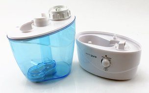 InvisiPure Wave Cool Mist Ultrasonic Humidifier with Night Light - Whisper Quiet, Automatic Shut-off, and 2.5L... N2