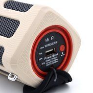 Domon&reg; Waterproof,Dustproof and Shockproof outdoor 7000mAh Power Bank Portable Shower Stereo wireless Bluetooth... N23