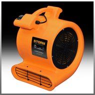 Contair STORM Air Mover Carpet Dryer Blower Floor Fan High 2800 CFM Orange Color N2