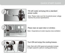 Honeywell CO30XE 63 Pt. Indoor/Outdoor Portable Evaporative Air Cooler with Remote Control, Grey N2