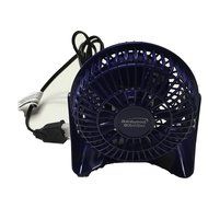 BRENTWOOD AC ADAPTER PERSONAL DESK MINI FAN 4" OFFICE KITCHEN (Black) N12