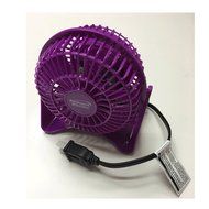 BRENTWOOD AC ADAPTER PERSONAL DESK MINI FAN 4" OFFICE KITCHEN (Black) N13