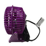 BRENTWOOD AC ADAPTER PERSONAL DESK MINI FAN 4" OFFICE KITCHEN (Black) N14