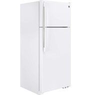 GE GIE18HGHWW 17.6 Cu. Ft. White Top Freezer Refrigerator - Energy Star