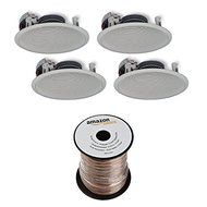 Yamaha NS-IW560C 8" 2-Way In-Ceiling Speaker System for Custom Installations (White)