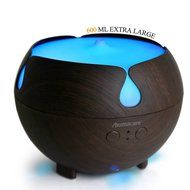 Large Aroma Globe Essential Oil Diffuser with Water 600ML , Aromatherapy Cool Mist Humidifier, Ultra Quiet Ultrasonic... N14