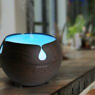 Large Aroma Globe Essential Oil Diffuser with Water 600ML , Aromatherapy Cool Mist Humidifier, Ultra Quiet Ultrasonic... N15