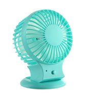 Mini Desktop Fan Double Blade USB Rechargeable (pink) N11