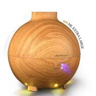 Large Aroma Globe Essential Oil Diffuser with Water 600ML , Aromatherapy Cool Mist Humidifier, Ultra Quiet Ultrasonic... N17