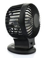 Mini Desktop Fan Double Blade USB Rechargeable (pink) N12