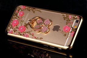 iPhone 6S Case,iPhone 6 Case, PHEZEN iPhone 6S TPU Case Luxury Bling Diamond Crystal Clear Soft TPU Silicone Back... N24