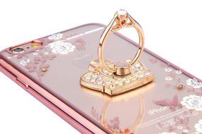 iPhone 6S Case,iPhone 6 Case, PHEZEN iPhone 6S TPU Case Luxury Bling Diamond Crystal Clear Soft TPU Silicone Back... N30