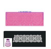 Anyana Oval Lace Silicone Mold Chocolate Cake Decorating Cooking Tools Fondant Cupcake