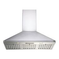 KOBE Range Hoods RA9436SQB-1 Wall Mount 750 CFM Stainless Steel with LED Lights, 36-Inch
