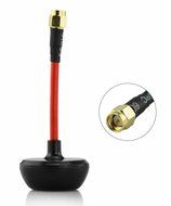 YoCoo 5.8GHz Drone FPV Antenna 90 Degree Mushroom Antenna SMA for QAV250 FPV Racing Quadcopter (Straight inner... N3