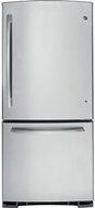 GE GBS20ESHSS 20.3 Cu. Ft. Stainless Steel Bottom Freezer Refrigerator