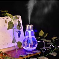 Bulb Humidifier , LED Nightlight, Creative USB Mini Humidifier Mute (Golden) N8